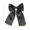 Wicked Satin Bow Barrette - hair accessories - hair bows - hair accessories for girls - gifts for her - Scunci by Conair - Black