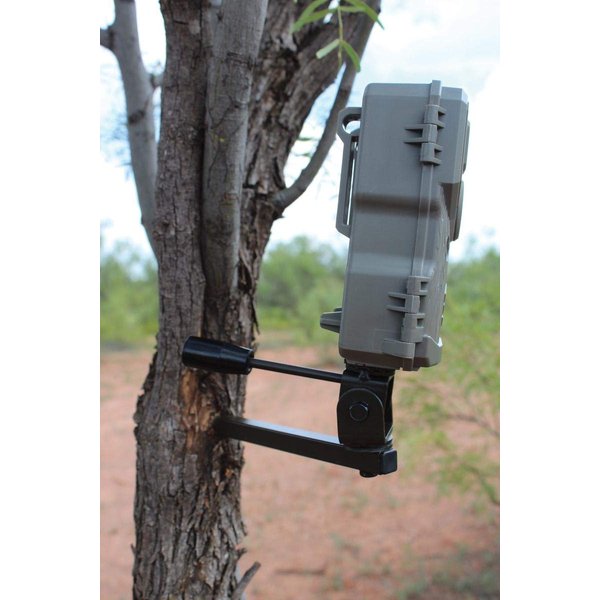 HME Better Trail Camera Holder with 360-degree Rotational Camera Head | Compact Sturdy Design | Easy Installation & Versatile Compatibility