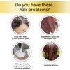 Huang Yi Natural Plant-Based Bubble Hair Color for Grey Hair (Black Tea) - Pure Extract Shampoo