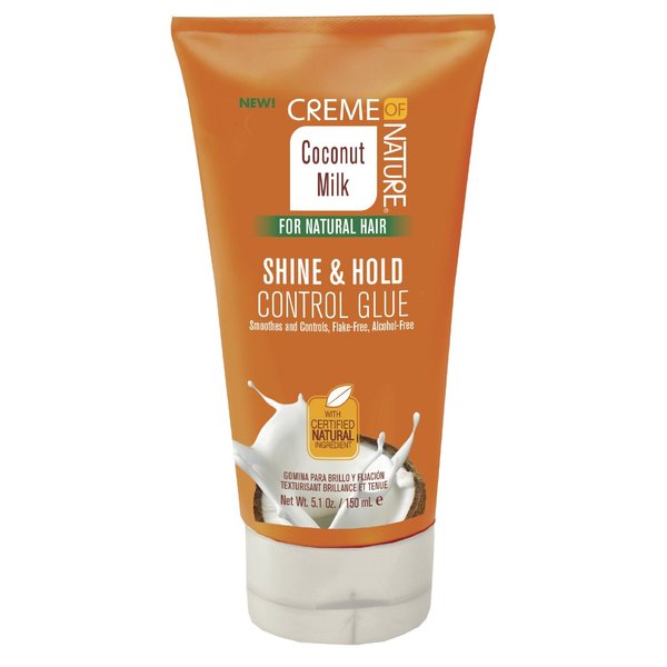Creme Of Nature Coconut Milk Shine & Hold Control Gel 5.1 Ounce (150ml) (6 Pack)