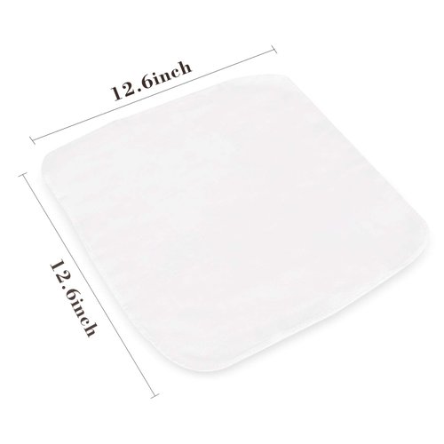 Lautechco 5pcs Yarn Fabric Breathable Bamboo Steamer Cloth Steamed Rice Dumplings with Non-Stick Gauze Filter Drawer Fabric Steamer