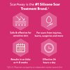 ScarAway Acne Scar Treatment, Clear Silicone Scar Gel, 100% Medical-Grade, Helps Improve Size, Color & Texture of Post-Acne Hypertrophic & Keloid Scars on Face & Body, Water Resistant, 15 grams