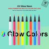 REPULOS 8 Colors Neon Liquid Eyeliner Set, Rainbow UV Glow Neon Makeup Graphic Eyeliners, High Pigmented, Waterproof Smudge-Proof and Long-Lasting Matte Colored Eye Makeup Gift Kit