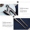 Mobestech Chinese Wood Hair Stick Cat Carved Hair Fork Stick Vintage Hair Styling Pins Hair Chopsticks Pins for Women Girls, Black
