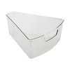 Kitchen Details 2 Pack Lazy Susan Bin | Triangular Pantry Organizer | Corner Cabinet | Handle | Spice Jars | Cans | Clear