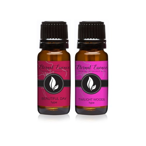 Pair (2) - Beautiful Day Type & Twilight Woods Type - Premium Fragrance Oil Pair - 10ml