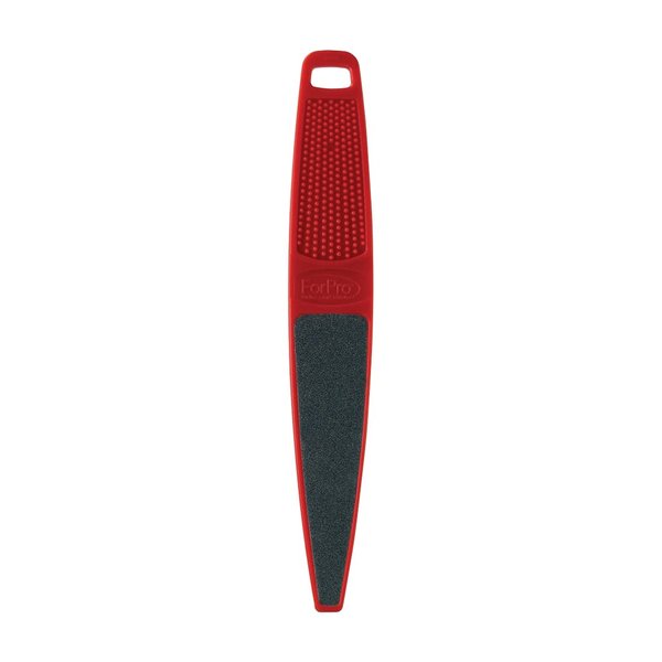ForPro Professional Collection Red Panda Foot File, 60/100 Grit, Double-Sided Pedicure File for Feet and Heels, 10.5” L