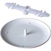 Arlington CP3540-1C Ceiling Box Cover Plate for 3-1/2" & 4" Boxes, Paintable