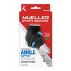 Mueller Sports Medicine Green Adjustable Ankle Support, For Men and Women, Black/Green, One Size Fits Most