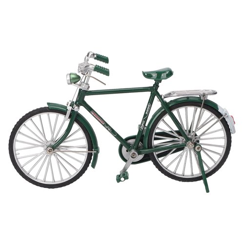 Mini Bike Model, Metal Bike Toy Figurines High Simulation DIY Vintage Bike Model Ornaments for Home Desktop Decoration