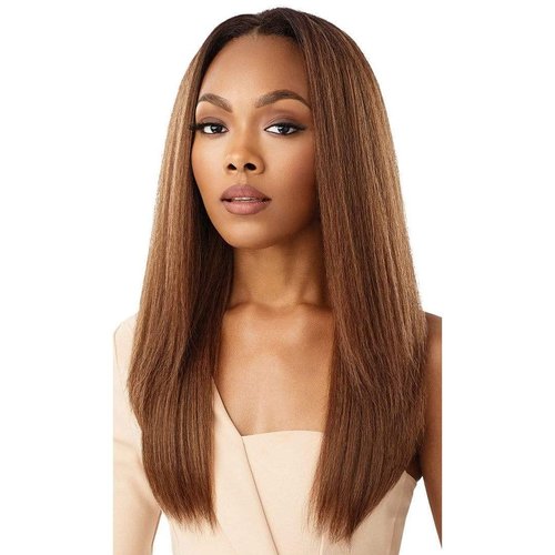 Outre Quick Weave Self Styled in 60 Seconds Neesha Soft & Natural New Half Wig Cap Laysflat Requires Less Leave Out NEESHA H302 (S1B/30)