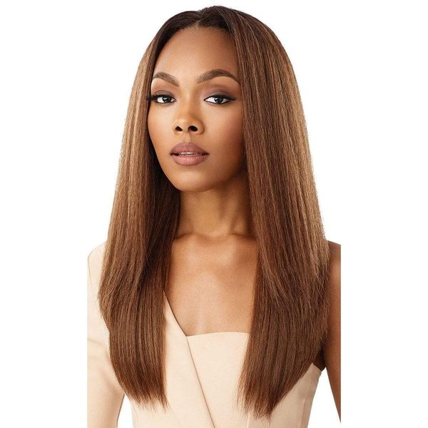 Outre Quick Weave Self Styled in 60 Seconds Neesha Soft & Natural New Half Wig Cap Laysflat Requires Less Leave Out NEESHA H302 (S1B/30)