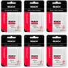 REACH Waxed Dental Floss 6 Pack Bundle, Cinnamon, Plaque Remover, Shred Resistant, Extra Wide Cleaning, Gentle on Gums & Teeth, PFAS-Free, Oral Care, for Adults & Kids, 55yd
