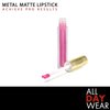 Gerard Cosmetics Metal Matte Liquid Lipstick Where's Ken? | Hot Pink Lipstick with Metallic Matte Finish | Long Lasting Smudge Proof Lipstick | Cruelty Free & Made in the USA