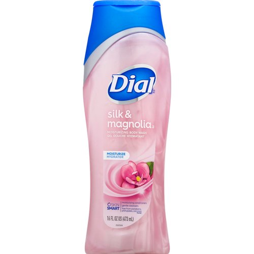 Dial Moisturizing Body Wash - Silk & Magnolia - Net Wt. 16 FL OZ (473 mL) (1 Bottle) (1)