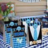 HAPPARTY BOSS Party Favor Bags 24 PCS with 30 stickers,Boss Theme Birthday Party Decorations, Boy Boss Birthday Party Supplies, Boss Theme Goodie Bags