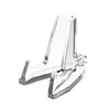 Clear Display Stand Easel for Holder Coin Capsules Challenge Medals Casino Chips, 10 Pack