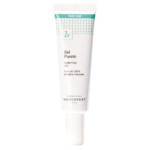 Novexpert Blemish Control Moisturizer Face Cream for Women and Men - Fast Absorbing Zinc Acne Treatment for Face - Hypoallergenic, Vegan, Purifying Gel for Normal and Oily Skin - 1 oz