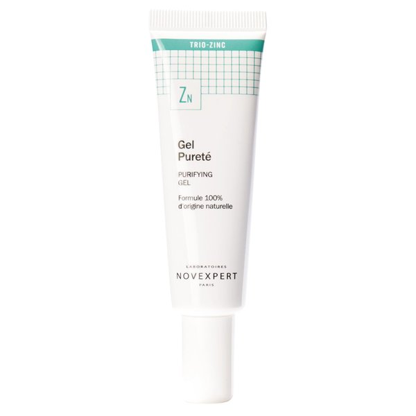Novexpert Blemish Control Moisturizer Face Cream for Women and Men - Fast Absorbing Zinc Acne Treatment for Face - Hypoallergenic, Vegan, Purifying Gel for Normal and Oily Skin - 1 oz