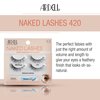Ardell Naked Lashes 420 - Natural Volume & Lightweight Black Strip Lashes with DUO Lash Glue, Undetectable Lash Enhancement, 2-Packs