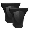 Plastic Hair Dryer Nozzle 2Pcs - Black, Nylon, Corded Electric