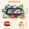 ZMZS Kids Toys for 1 Year Old Boy Birthday Gift, Baby Mini Pull Back Truck Set 12-18 Months, 12 Pieces Toddlers Toy Cars with Play Mat & Storage Bag, Infant Toy Birthday Present for Boy Girl Age 2 3 4