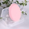 Pink High Elasticity Makeup Sponge Versatile Beauty Oval Puff Egg for Absorbent Easy Cleaning Blenders and Sponges Face