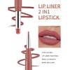 Caunmy Peel Off Lip Liner Stain Set, Long Lasting Liquid Lipstick, Matte Lip Gloss Non-Stick Transfer-proof Waterproof Lip Pen (SET 3)