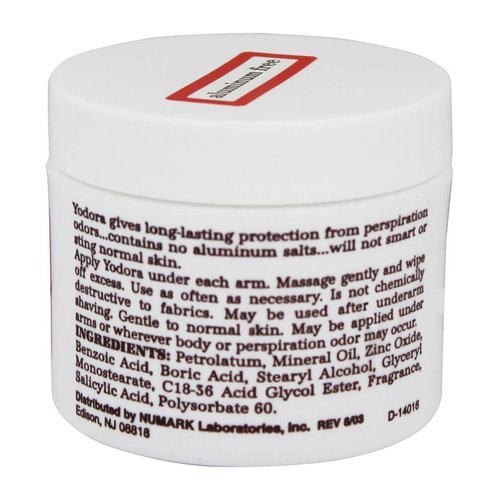 Yodora Deodorant Cream - 2 oz