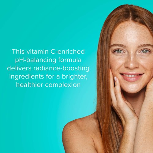 ClarityRx C-Results Vitamin C Facial Cleanser, Natural Plant-Based Brightening Face Wash with Lactic Acid (6 fl oz)