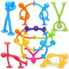 Suction Toys Sensory Fidget Toys for Kids: 21 Pack Suction Cup Toys Fidget Toys for Party Favors Classroom Prizes Travel Toys - Sensory Toys for Kids with Autism ADHD Calming