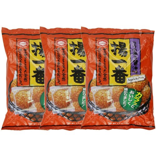 Kameda Age Ichiban (Rice Crackers) 3.52oz (3 Pack)