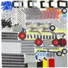 Habow 415pcs Technic-Parts Axle-Pin-Connector Pullback Motor Compatible with Lego-Technic, Technic-Beam Frame Liftarm Bush Wheels Tire Etc. MOC Replacement Pieces for Toy Building Sets