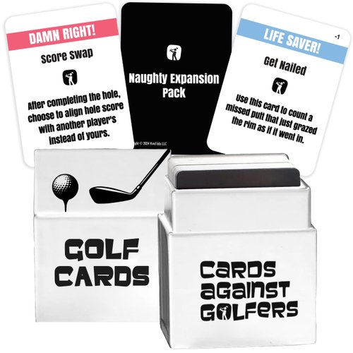 Golf Card Game | Exciting, Naughty, & Fun Dare Questions | Bad Cards For Good Golfers | Perfect Golf Playing Cards - Play w/ Friends, Golf Groups, Couples Date Night - Make Game Night Fun w/ 162 Cards