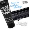 Face and Body Paint Cream, 30ml - Pretend Costume and Dress Up Makeup by Splashes & Spills (Black)