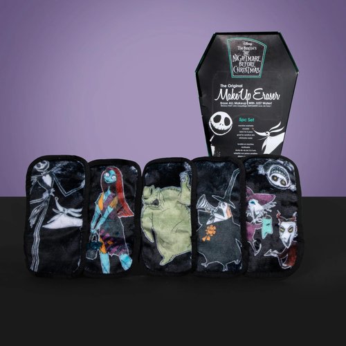 The Original MakeUp Eraser Mini PRO 5pk, Erase All Makeup With Just Water, Including Waterproof Mascara, Eyeliner, Foundation, Lipstick, Sunscreen, and More! Nightmare Before Christmas, 5ct.