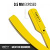 Professional Straight Razor - Minimal Exposure Straight Razor Kit with 10 Gravity Premium Blades, 5mm Exposed ("The OG")