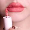 VavaSans Pink Rose Matte Liquid Lipstick with Pink Clear Glitter Lip Gloss 2 In 1 Dual Ended Highly Pigmented Long Lasting Non Sticky Transfer Proof High Shine Finish Makeup for Girls and Women