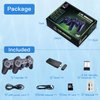Wireless Retro Game Console, Nostalgia Stick Game Handheld Game Console with 20,000+ Games Built in and 9 Emulators Plug and Play Video Games for Tv