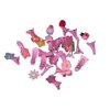 Generic Lucky Rudra Plastic Mini Hair Clips For Girls Pack 20 Pcs Pink Color, 1 Count (Pack of 1)