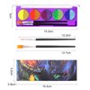 Joyeee Neon Face Paint, Glow In The Dark Body Painting, Water Activated Eyeliner, Water Based Glow In The Dark Party Halloween Washable for Kids Adult Body Paint