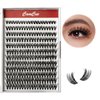 Lash Clusters DlY Eyelash Extensions 30D 0.07 D Curl 9-16mm Eyelash Clusters Mixed Tray Cluster Eyelash Extensions Natural individual Lashes (W-30D-0.07D-9-16)