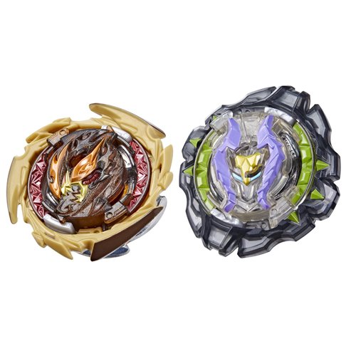 Beyblade Burst QuadDrive Destruction Ifritor I7 and Stone Nemesis N7 Spinning Top Dual Pack - 2 Battling Game Top Toy for Kids Ages 8 and Up
