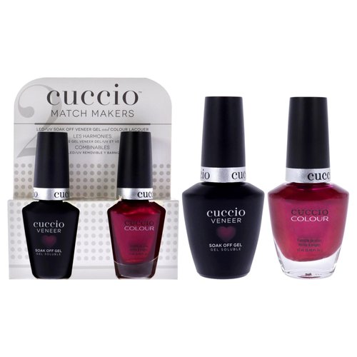 Cuccio Matchmaker - Colour Nail Lacquer & Veneer Gel Polish - Call In The Calgary - For Manicures & Pedicures, Full Coverage - Long Lasting, High Shine - Cruelty, Formaldehyde & Toluene Free - 2 pc