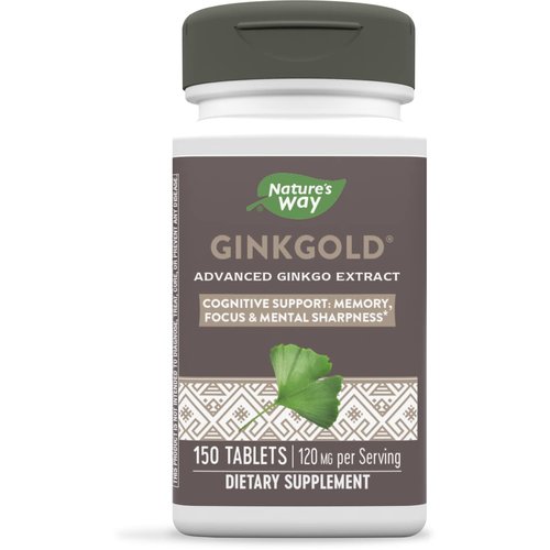 Nature's Way Ginkgold, Supports Memory and Mental Sharpness*, 150 Tablets