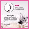 AJEAJE 120Pcs Eyelash Extensions,3D Lash Clusters DIY False Eyelashes for Self Achieve,Easy Apply Curl Long Individual Lashes Mixed Tray Set Mixed