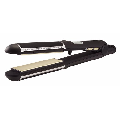 Rowenta SF6158 Versa Styler 1-Inch Curling Iron Ceramic Tourmaline with LED Heat Indicator, Black