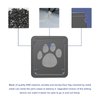 NAMSAN Cat Door for Screen Door, Flap Opening 8 x 10 inches, Cat Door for Window Screen, Magnetic Self-Closing Small Pet Door for Sliding Door, Lockable, Black