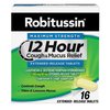Robitussin Maximum Strength 12 Hour Cough and Mucus Relief, Expectorant and Cough Suppressant, 16 Extended-Release Tablets