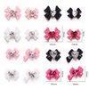 40Pcs Ribbon Resin Bow Nail Charm Mixed Style bow Rhinestone Jewelry Parts 3D Rhinestone Nail Art Decoration Accessories Supplies for DIY Manicure Design Heart Nail Accessory Decor